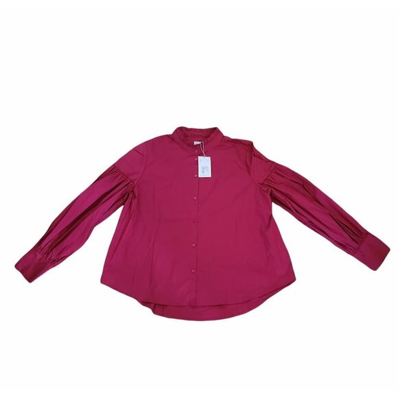 💞3 for $20💞 A New Day Button Down Ruffle Collar Blouse Size L - Picture 1 of 7